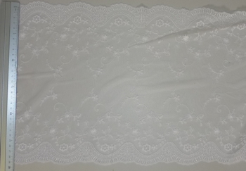 Nylon Lace 9033 29.5cm (14.5 yard), White 501